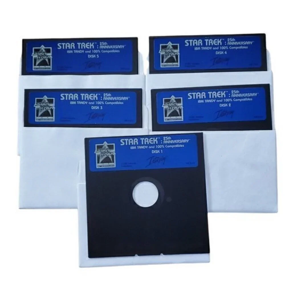 Star Trek 25th Anniversary Collectible Computer‎ Game Interplay 5.25